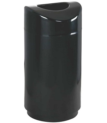 Rubbermaid Commercial Executive Series Eclipse Open Top Trash Can For Kitchen